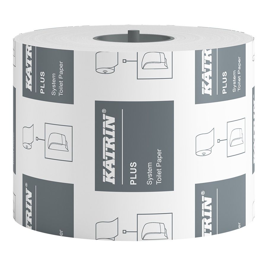 Katrin Plus 2 Ply Toilet Paper Rolls - White