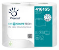 Dissolve Tech Conventional 1 Ply Toilet Rolls - White