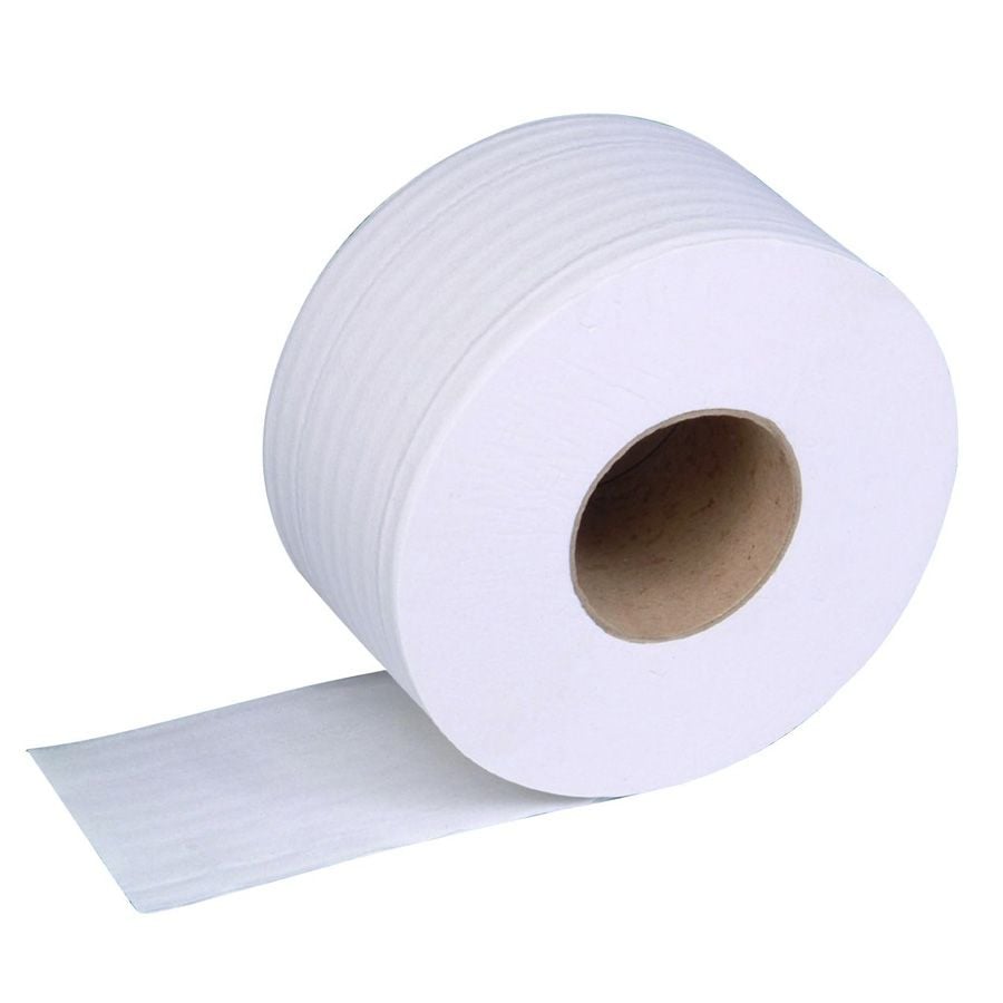 Jangro Mini Jumbo Toilet Roll 120M x 86mm, 3" core, 2 ply