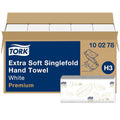Tork Premium Extra Soft Singlefold Hand Towel White 2 Ply