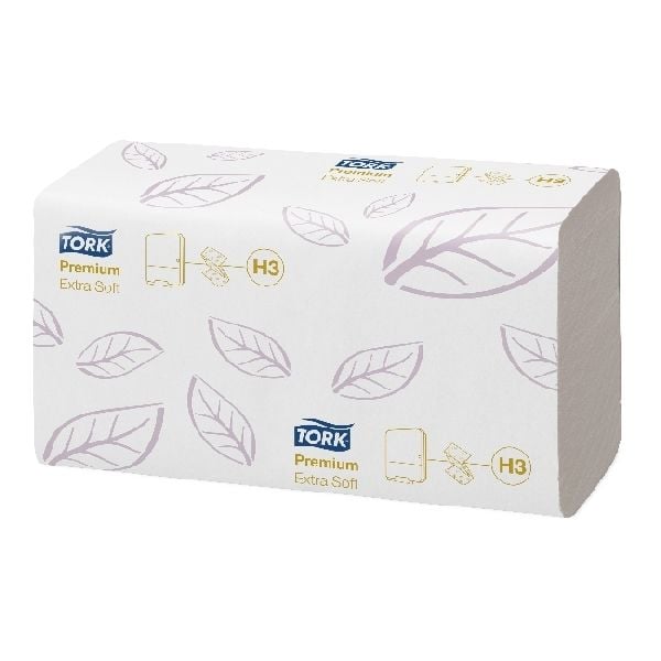 Tork Premium Extra Soft Singlefold Hand Towel White 2 Ply