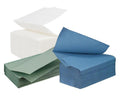 Jangro Contract 1 Ply V-Fold Hand Towels - Blue