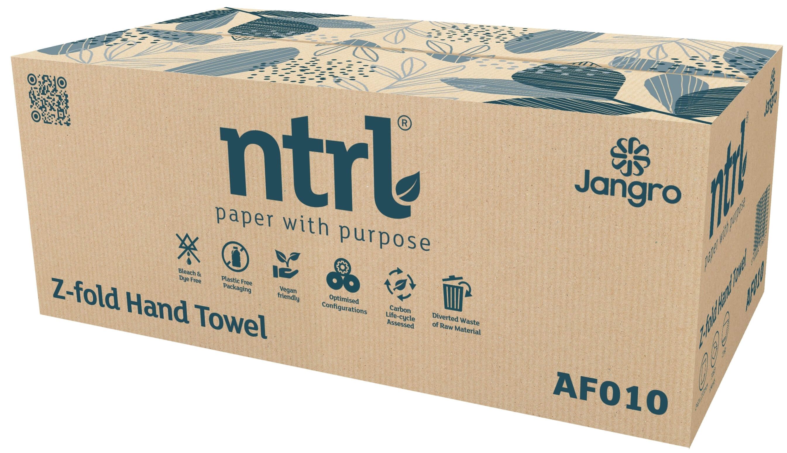 Jangro ntrl Z-Fold Hand Towel, 2 ply