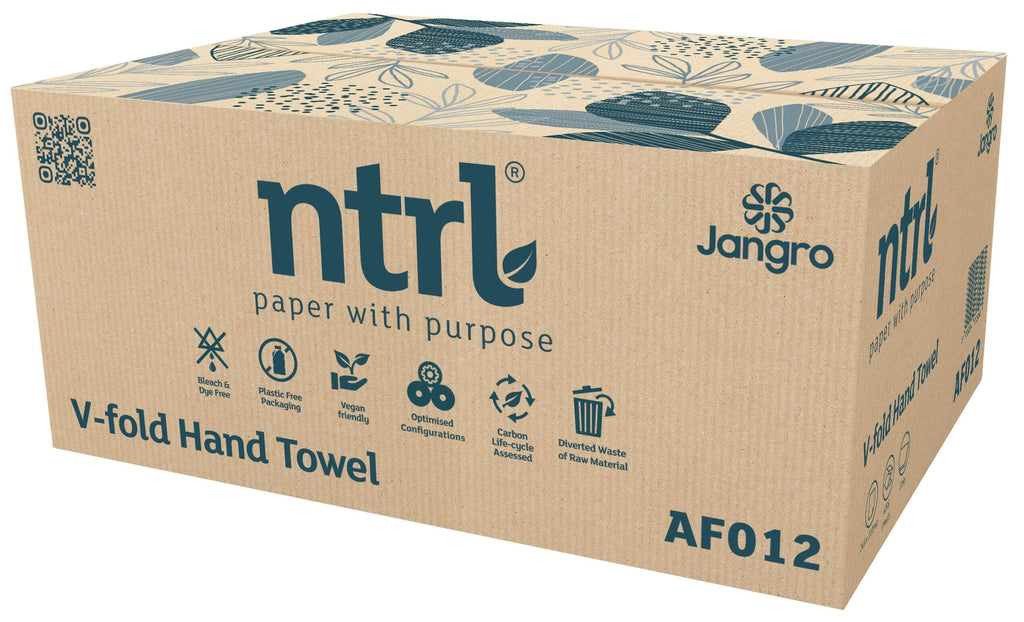 Jangro ntrl V-Fold Hand Towel, 2 ply