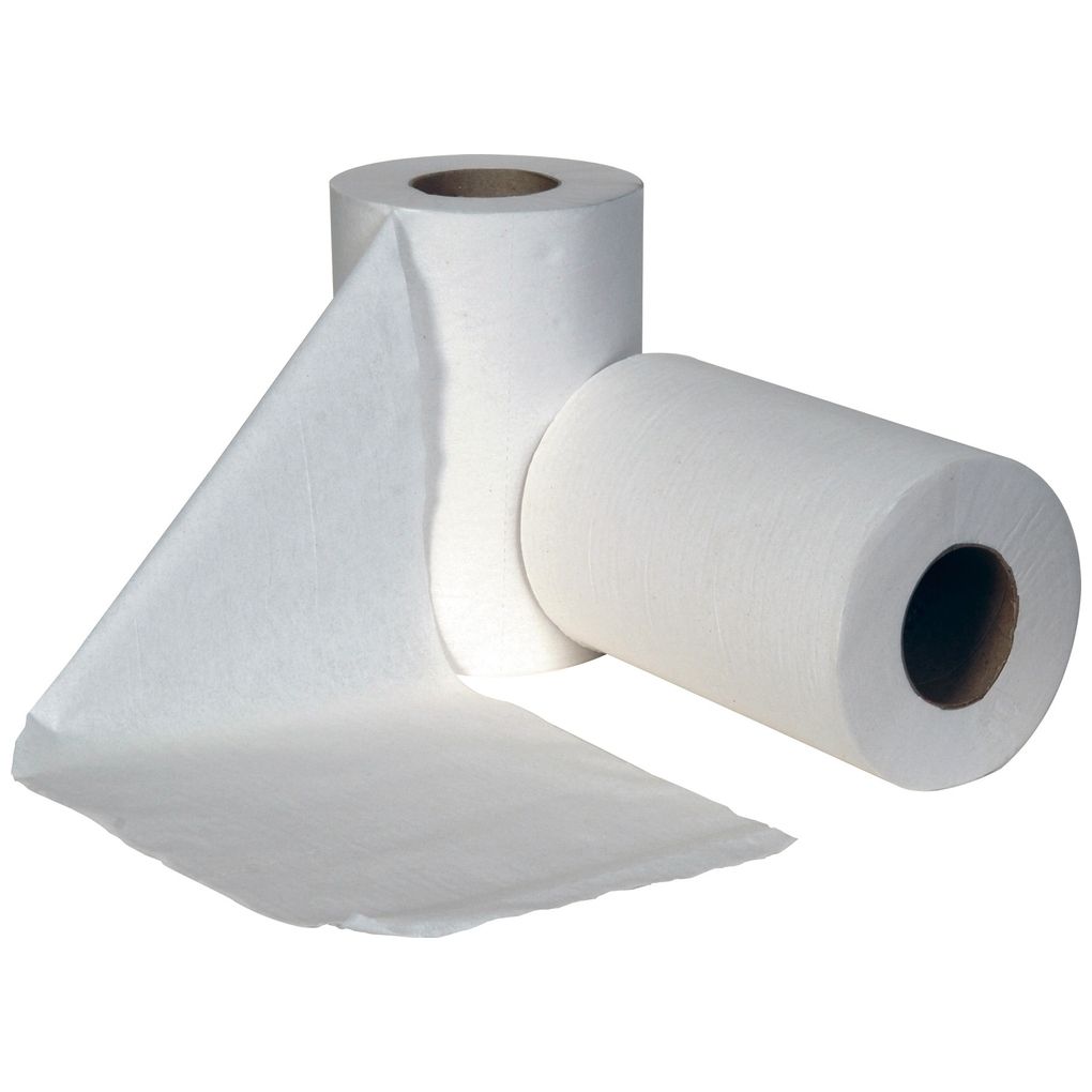 Jangro 1 Ply Mini Centrefeed Rolls - White