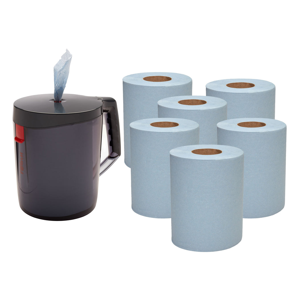 WypAll Food and Hygiene Centrefeed Rolls - Blue