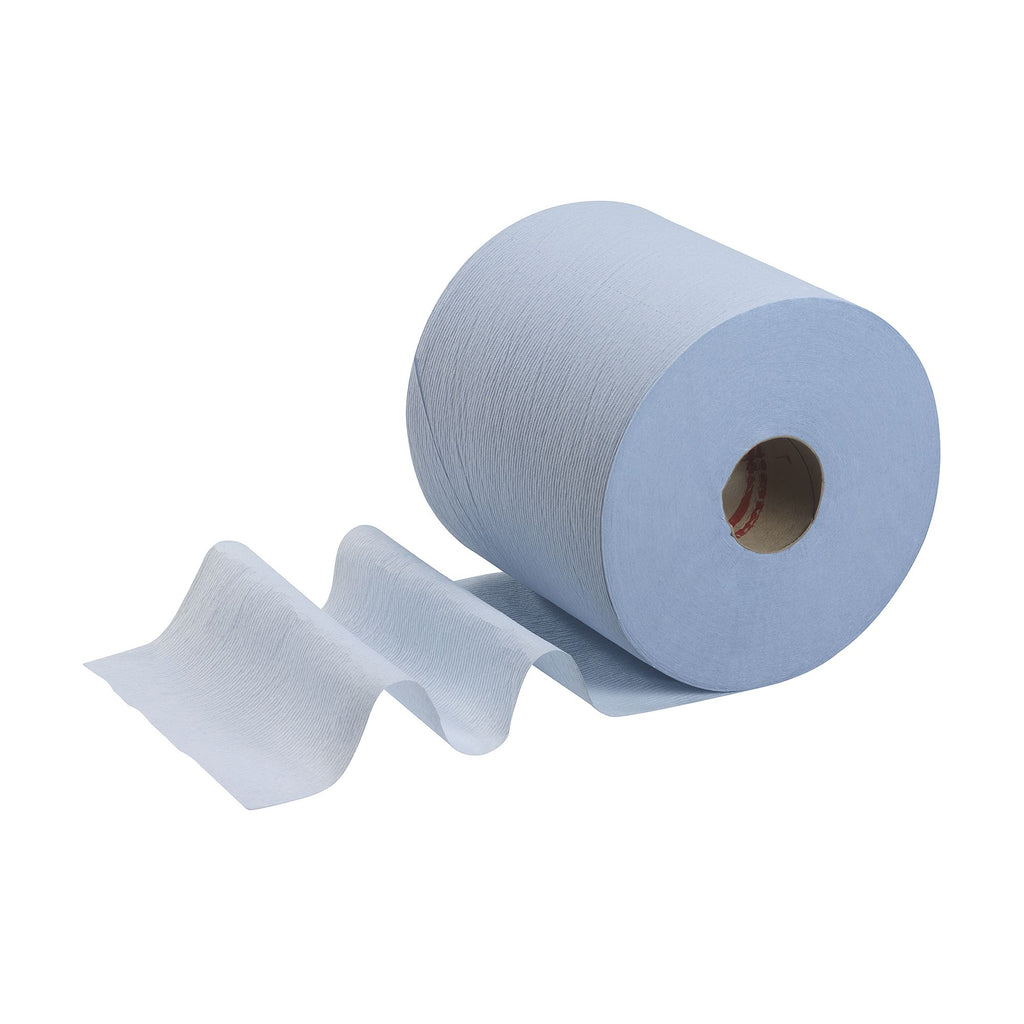 WypAll Food & Hygiene Wiping Paper L10 Centrefeed Rolls Blue