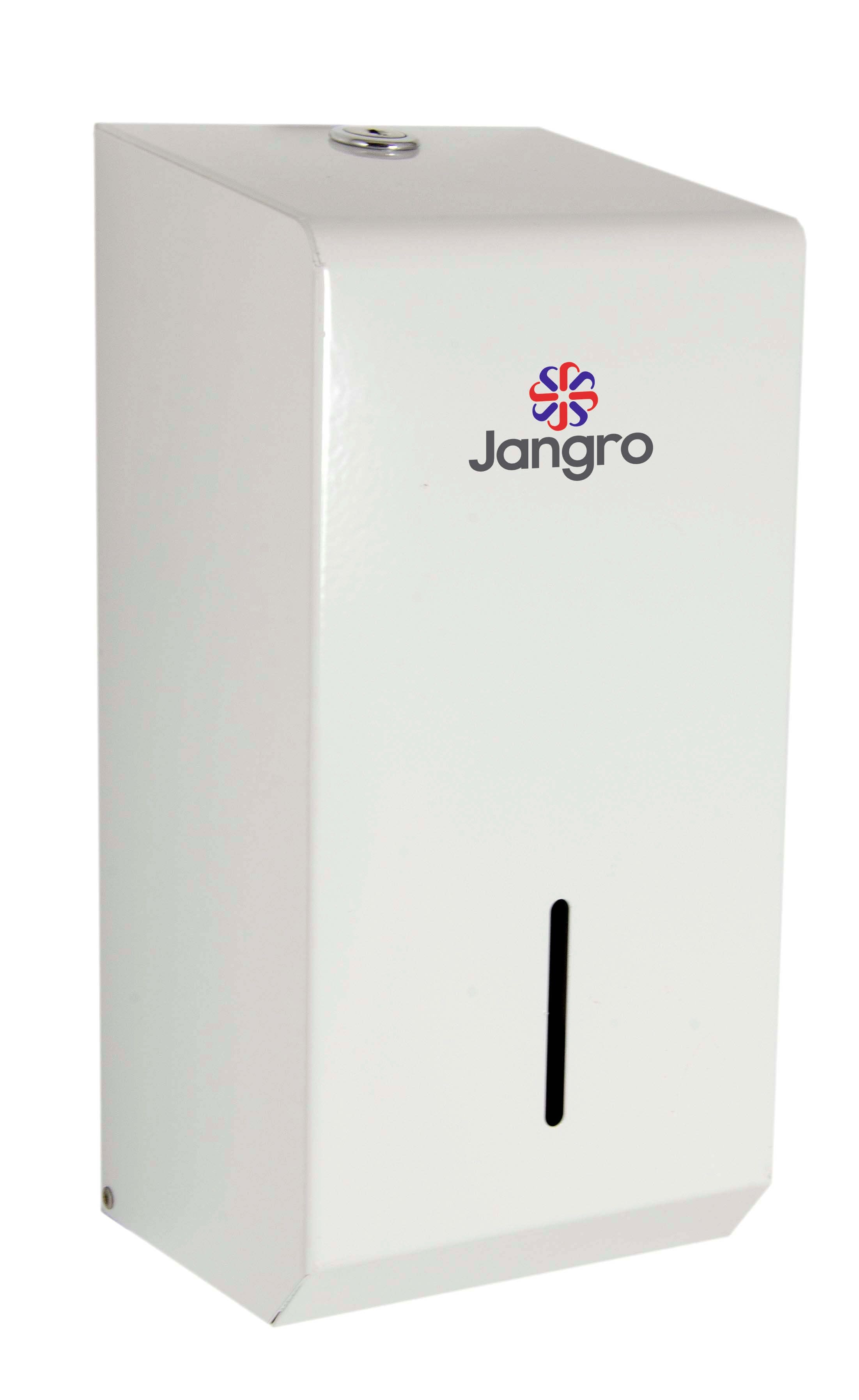 Jangro Metal Toilet Tissue Dispenser - White