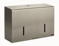Stainless Steel Micro Mini Toilet Roll Dispenser - Twin