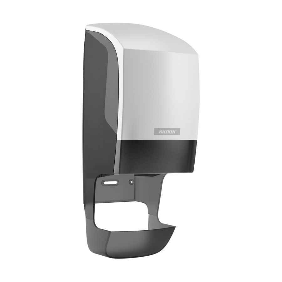 Katrin Plastic Toilet Paper Dispenser - White