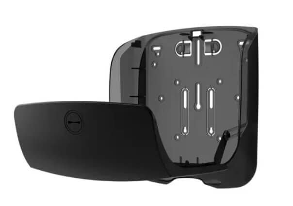 Katrin Plastic Dispenser Small For Folded Paper Hand Towels, Black
