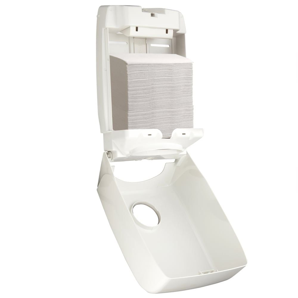Aquarius Folded Hand Towel Dispenser White