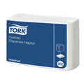 Tork Fastfold 1 Ply Tabletop Dispenser Napkins - White