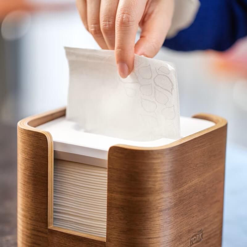 Tork Xpressnap® 2 Ply Extra Soft Tabletop Dispenser Napkins - White