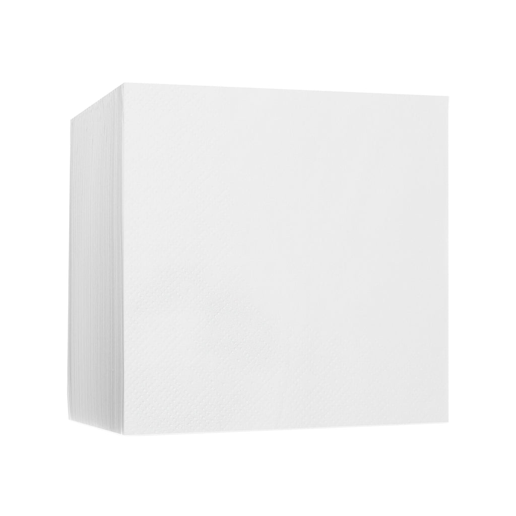 Jangro Contract 1 Ply Lunch Napkins - 4 Fold - White