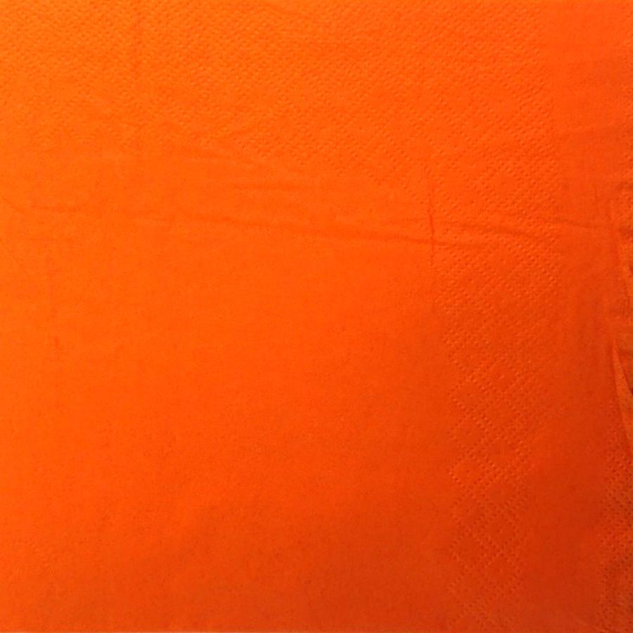 Dinner 2 Ply Napkins - 4 Fold - Orange