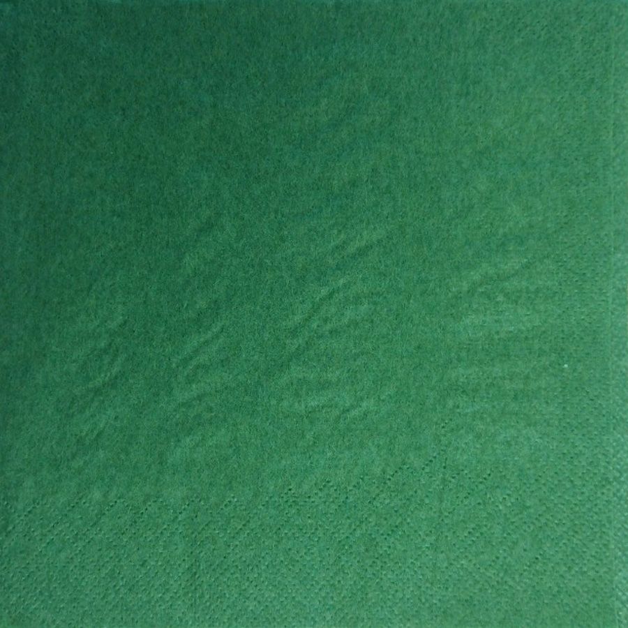 Dinner 3 Ply Napkins - 4 Fold - Forest Green