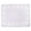 Paper Lace Tray - 35.5cm x 25.5cm - White