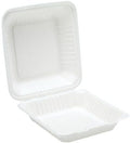 Bagasse Clamshell Meal Box - 9"