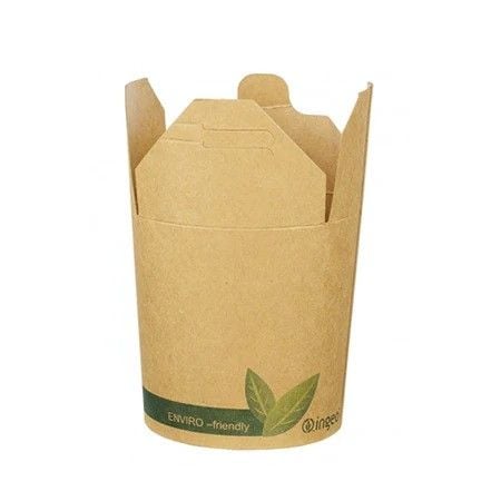 Compostable PLA Round Food Pail - 16oz