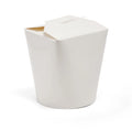 32oz Round White Food Pail