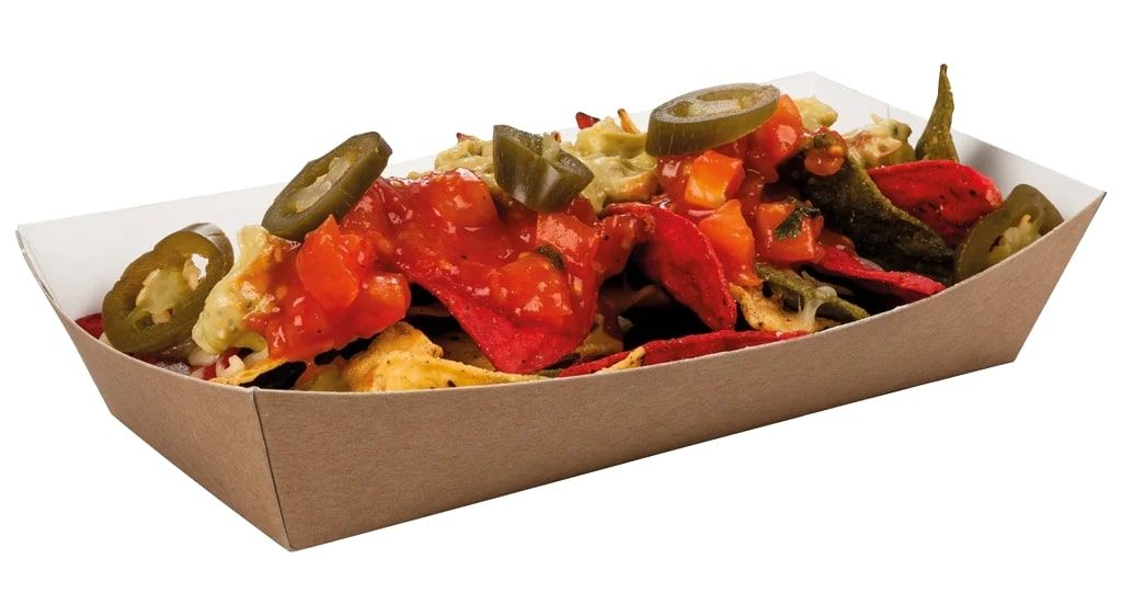 Kraft Open Trays - Large﻿