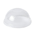 PLA Smoothie Domed Straw Hole Lid - Clear