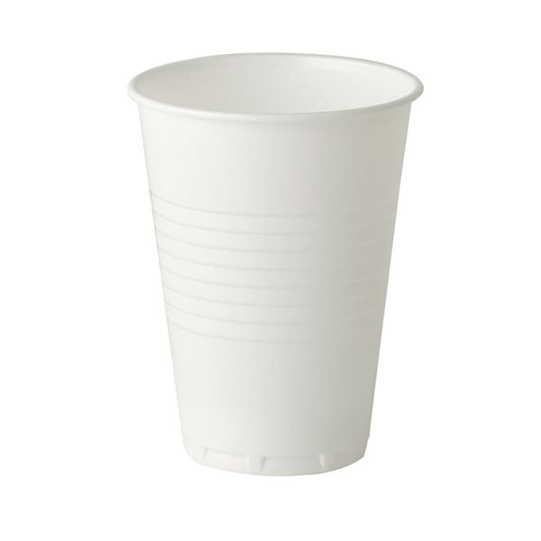 Disposable Non-Vending Drinking Cups - 200ml - White
