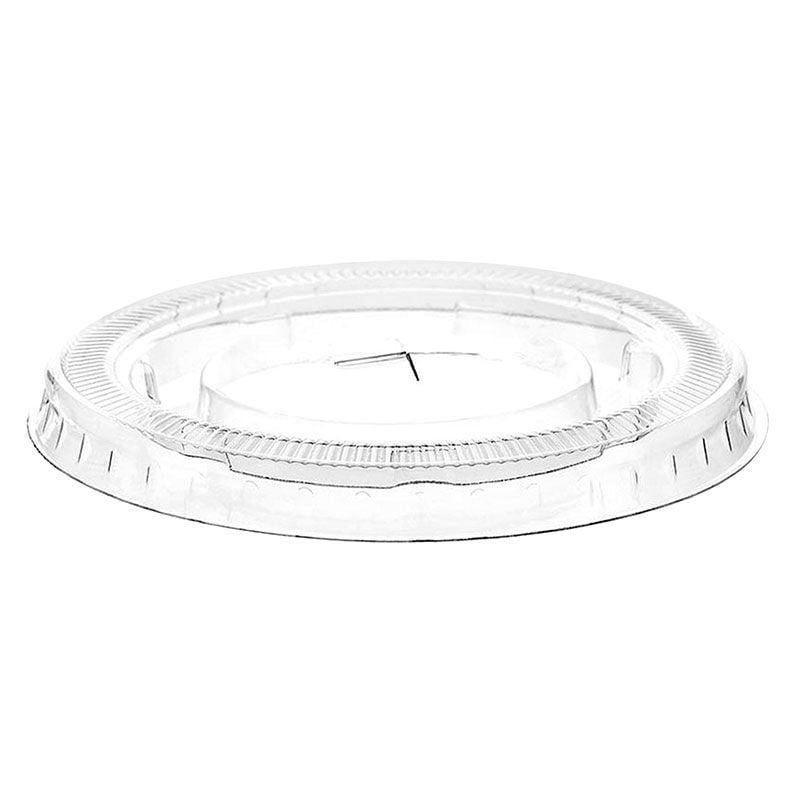 100% r-PET Flat X-Cut Hole Lid - 78mm
