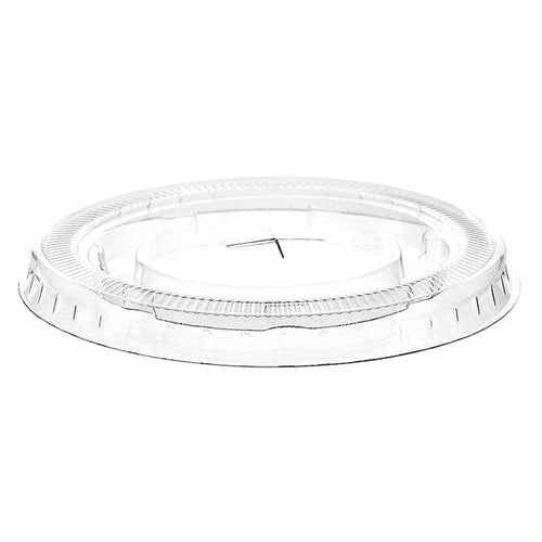 100% r-PET Flat X-Cut Hole Lid - 78mm