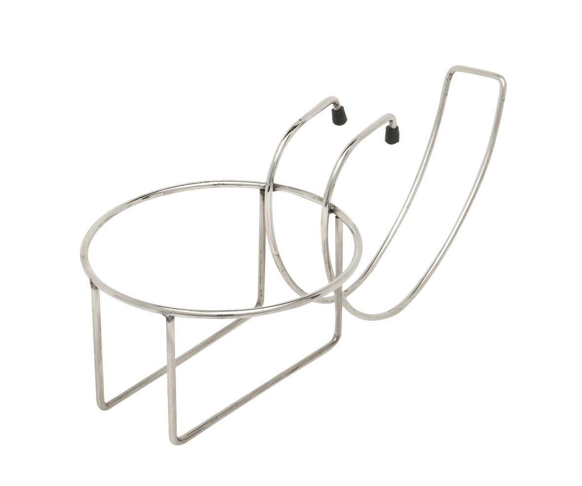 Table Edge Wine Bucket Holder - Chrome Plated