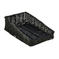 Wicker Display Basket - 40cm x 25cm x 12cm - Black