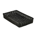 Wicker Display Basket - 40cm x 25cm x 12cm - Black
