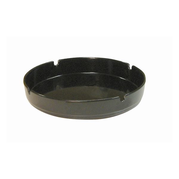 Melamine Ashtray - 7" - Black