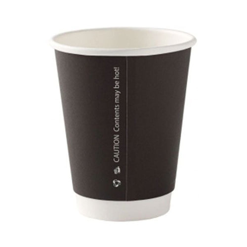 Barista Double Wall Cup - 12oz - Black