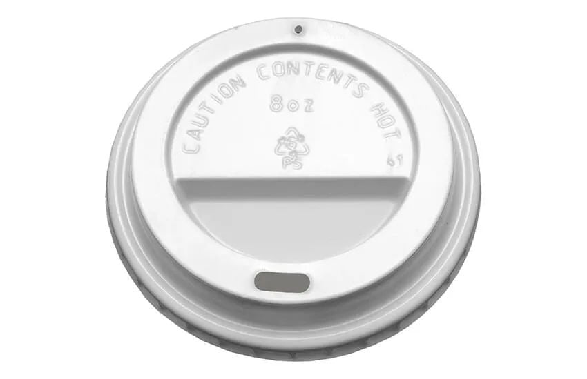 Sip-Through Coffee Cup Lid - 8oz - White