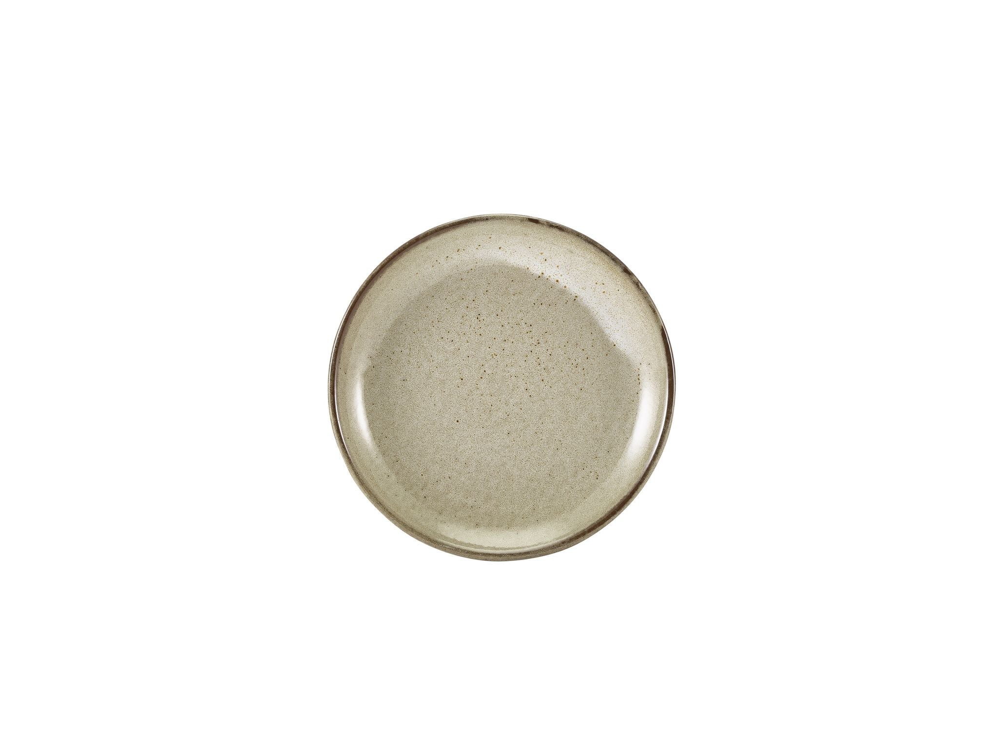 GenWare Terra Porcelain Coupe Plates - 19cm - Smoke Grey