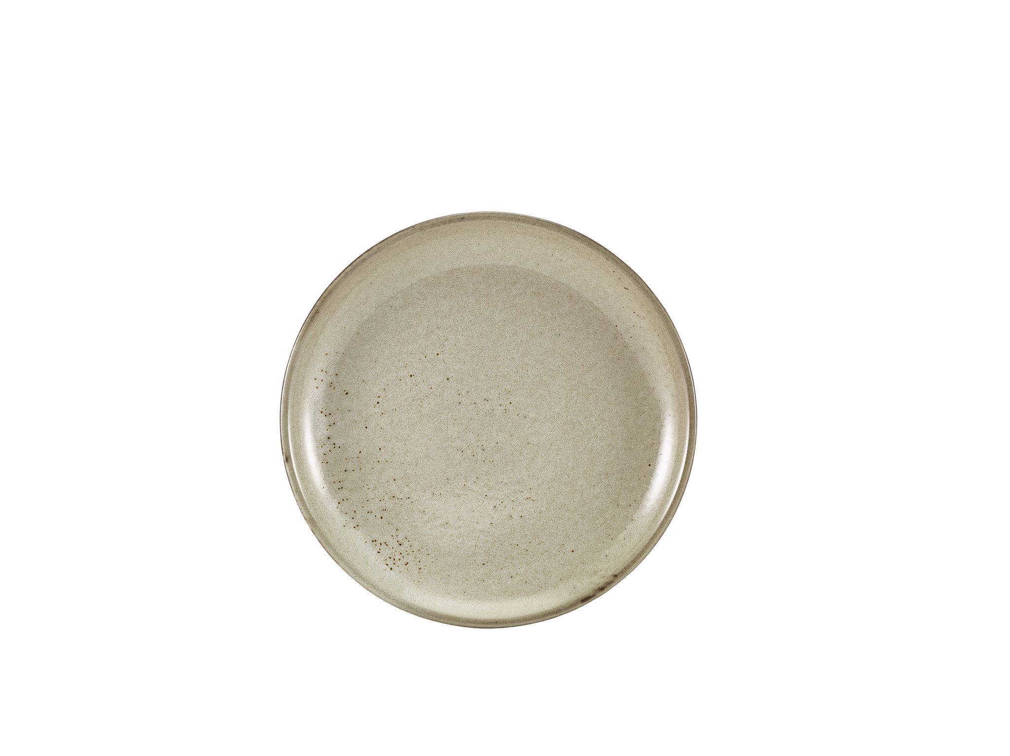 GenWare Terra Porcelain Coupe Plates - 24cm - Smoke Grey