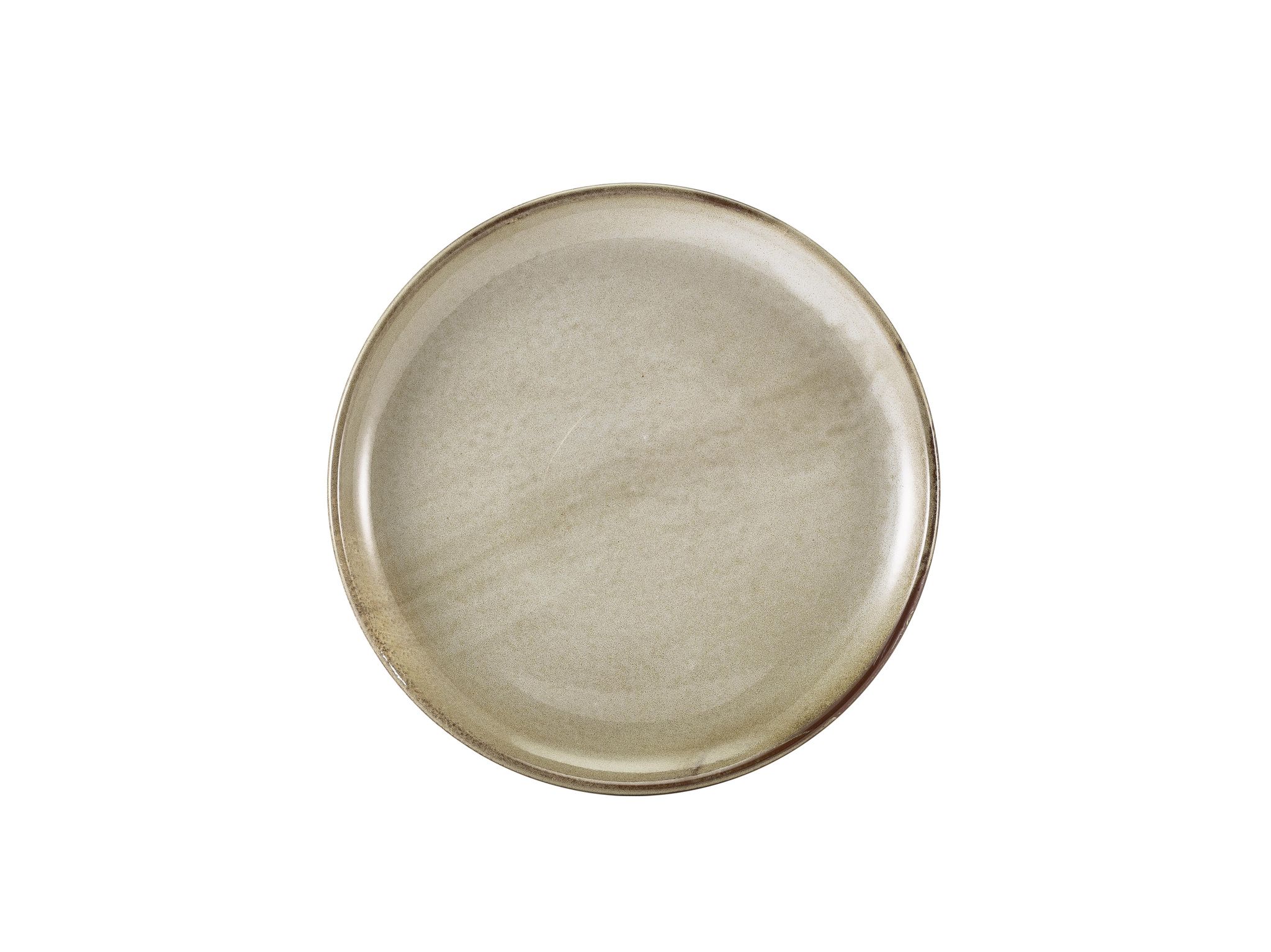 GenWare Terra Porcelain Coupe Plates - 27.5cm - Smoke Grey