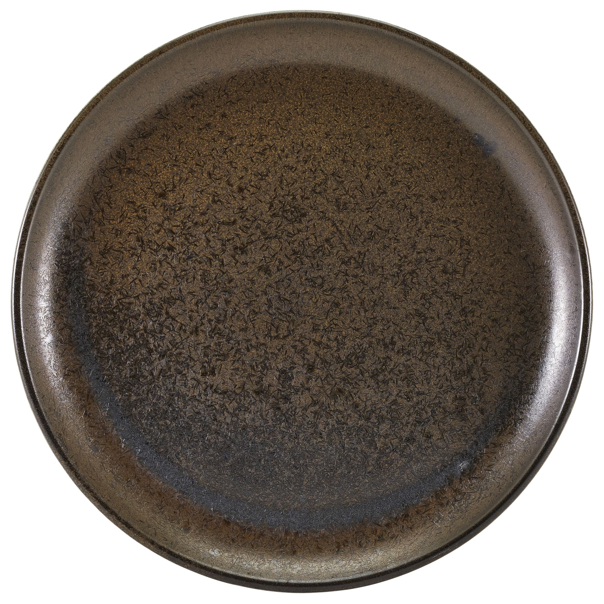 GenWare Terra Porcelain Coupe Plates - 30.5cm - Cinder Black