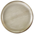 GenWare Terra Porcelain Coupe Plates - 30.5cm - Smoke Grey