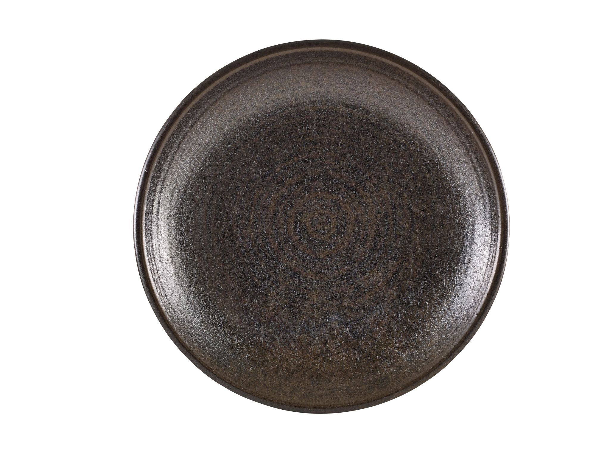 GenWare Terra Porcelain Deep Coupe Plates - 28cm - Cinder Black
