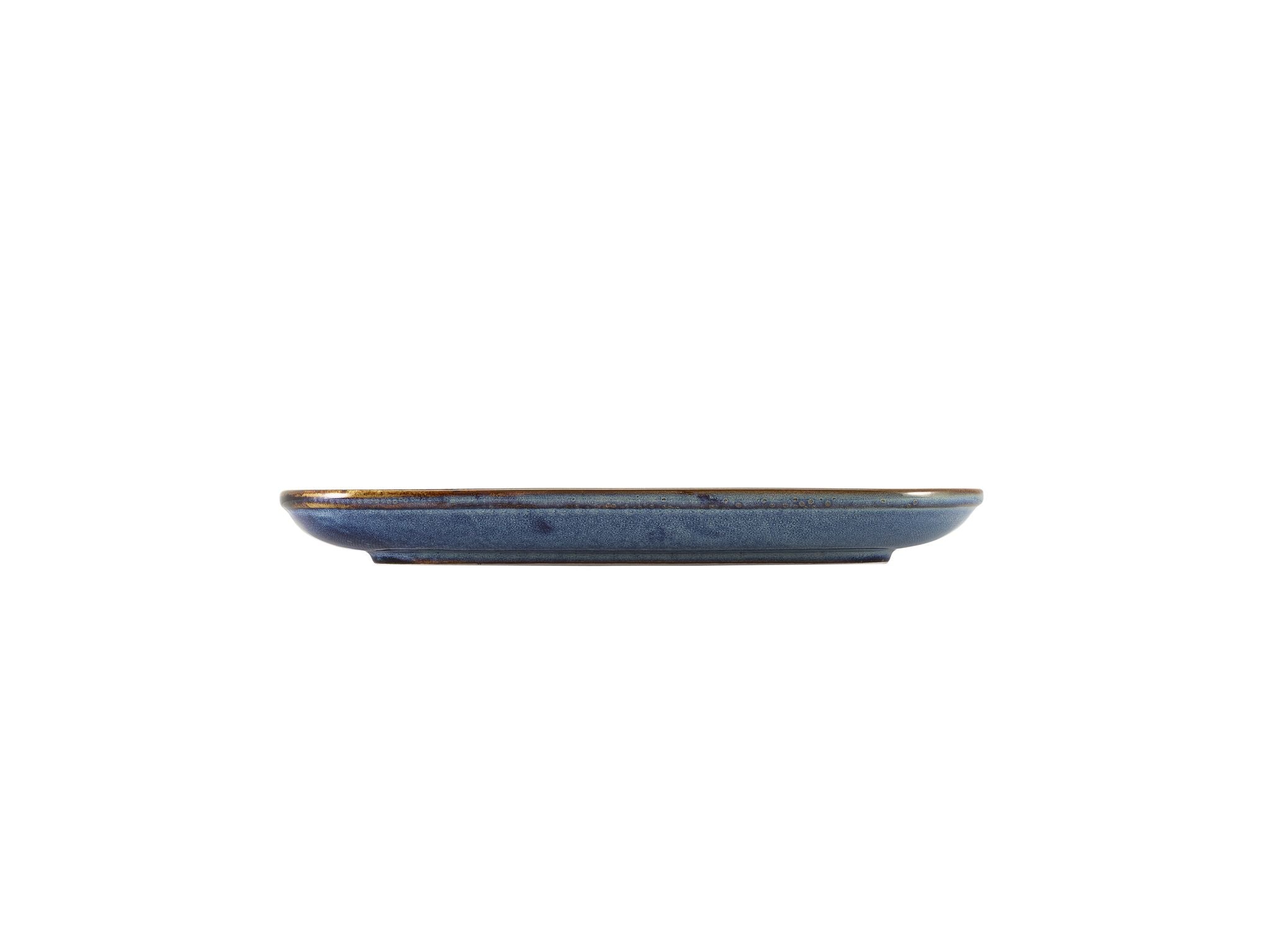 GenWare Terra Porcelain Rectangular Plates - 29cm - Aqua Blue