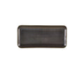 GenWare Terra Porcelain Narrow Rectangular Plates - 27cm - Cinder Black