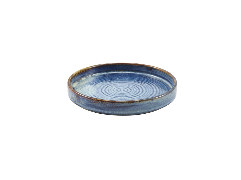 GenWare Terra Porcelain Presentation Plates - 18cm - Aqua Blue