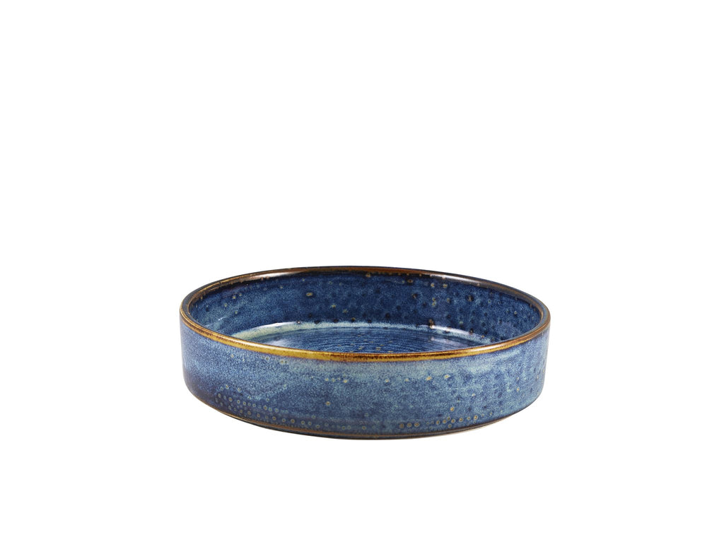 GenWare Terra Porcelain Presentation Plates - 18cm - Aqua Blue