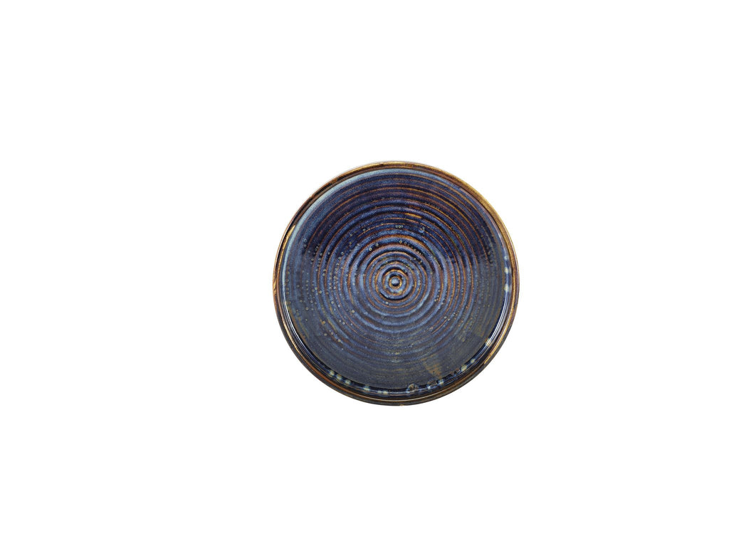 GenWare Terra Porcelain Presentation Plates - 18cm - Aqua Blue