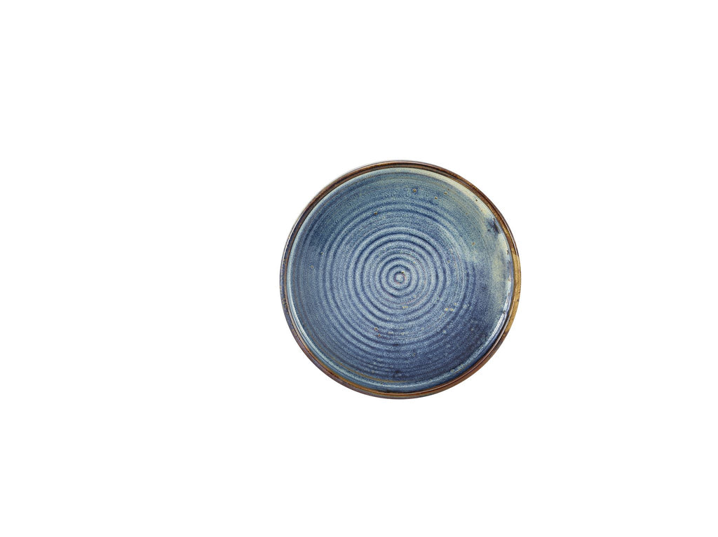 GenWare Terra Porcelain Presentation Plates - 18cm - Aqua Blue