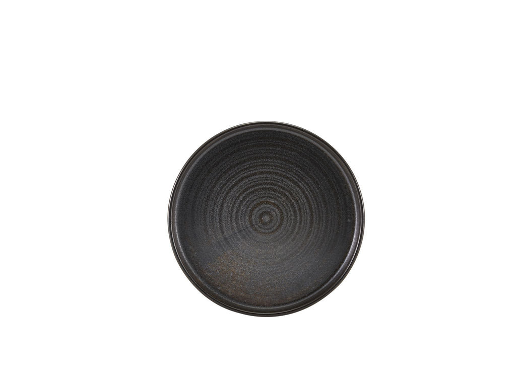 GenWare Terra Porcelain Presentation Plates - 20.5cm - Cinder Black