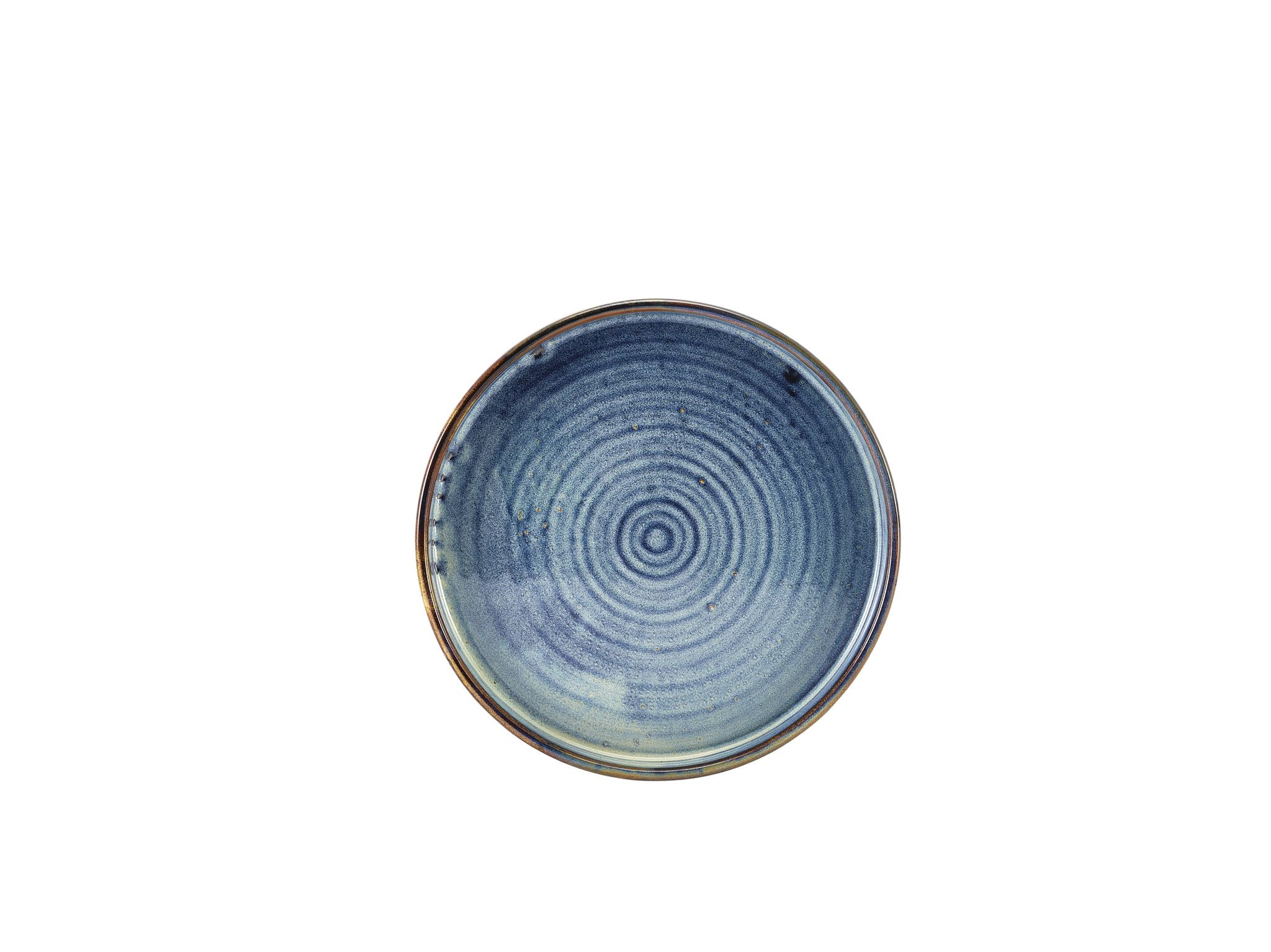 GenWare Terra Porcelain Presentation Plates - 20.5cm - Aqua Blue